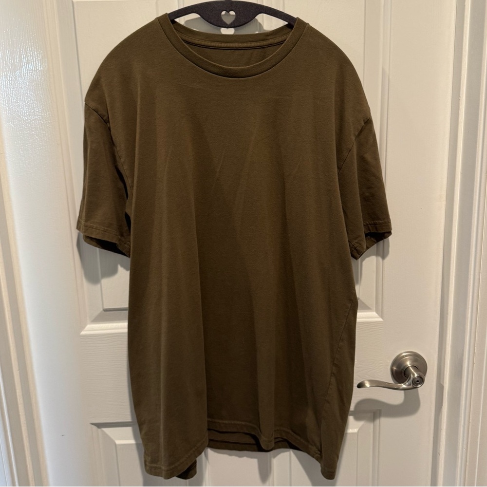 Mens Fresh Olive Green T-Shirt Size XL
